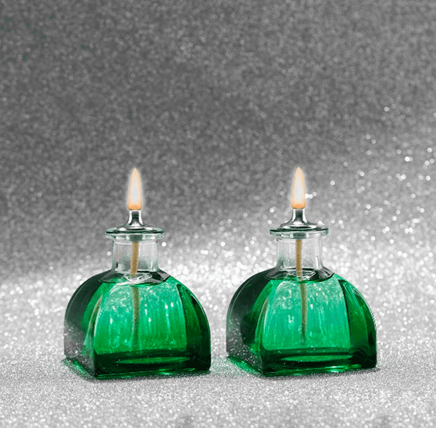 Dream Series Amber Scented Decorative Oil Lamp Candle Set of 2