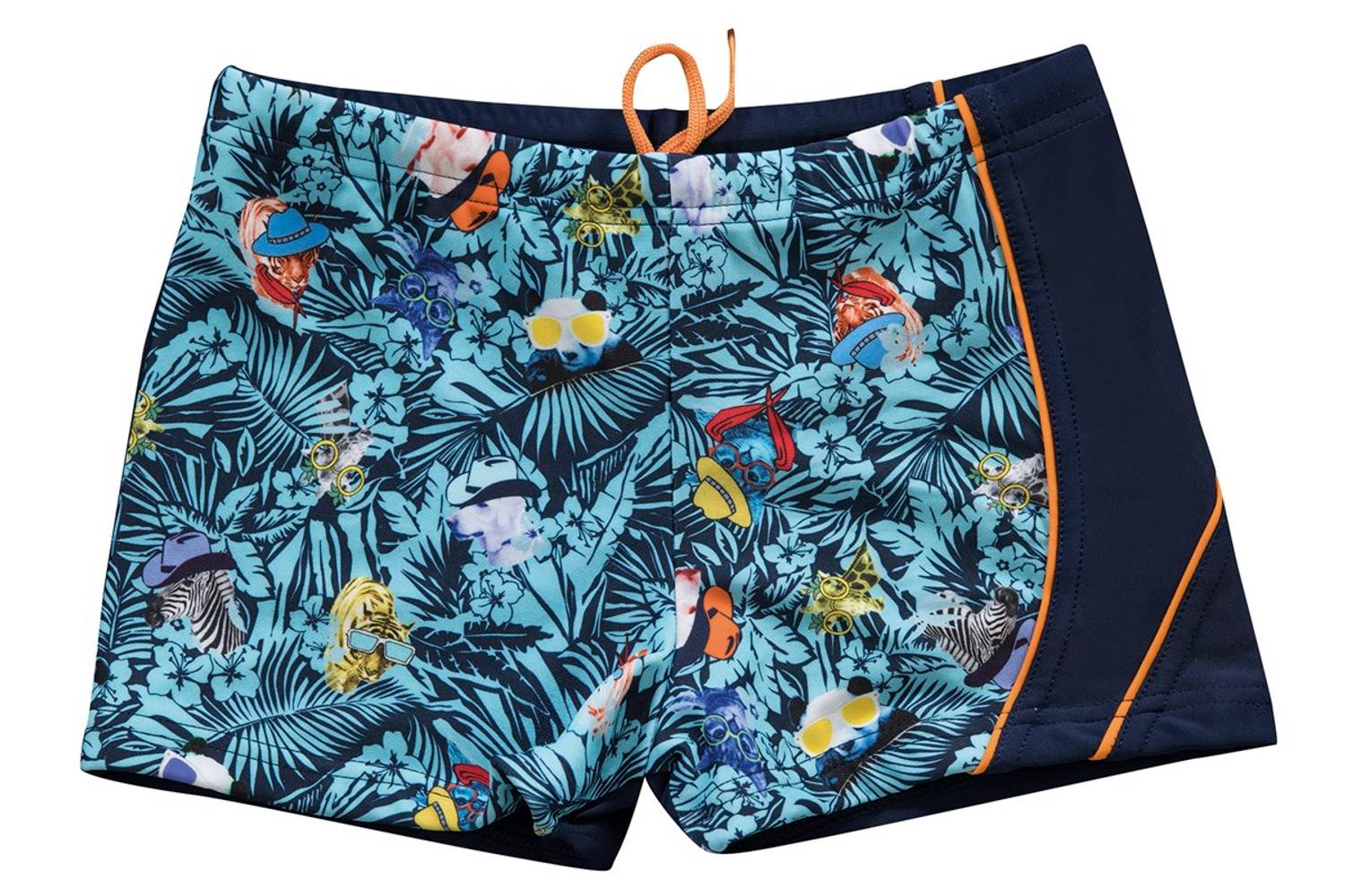 Endeep Boys Leaf Patterned Shorts Swimwear