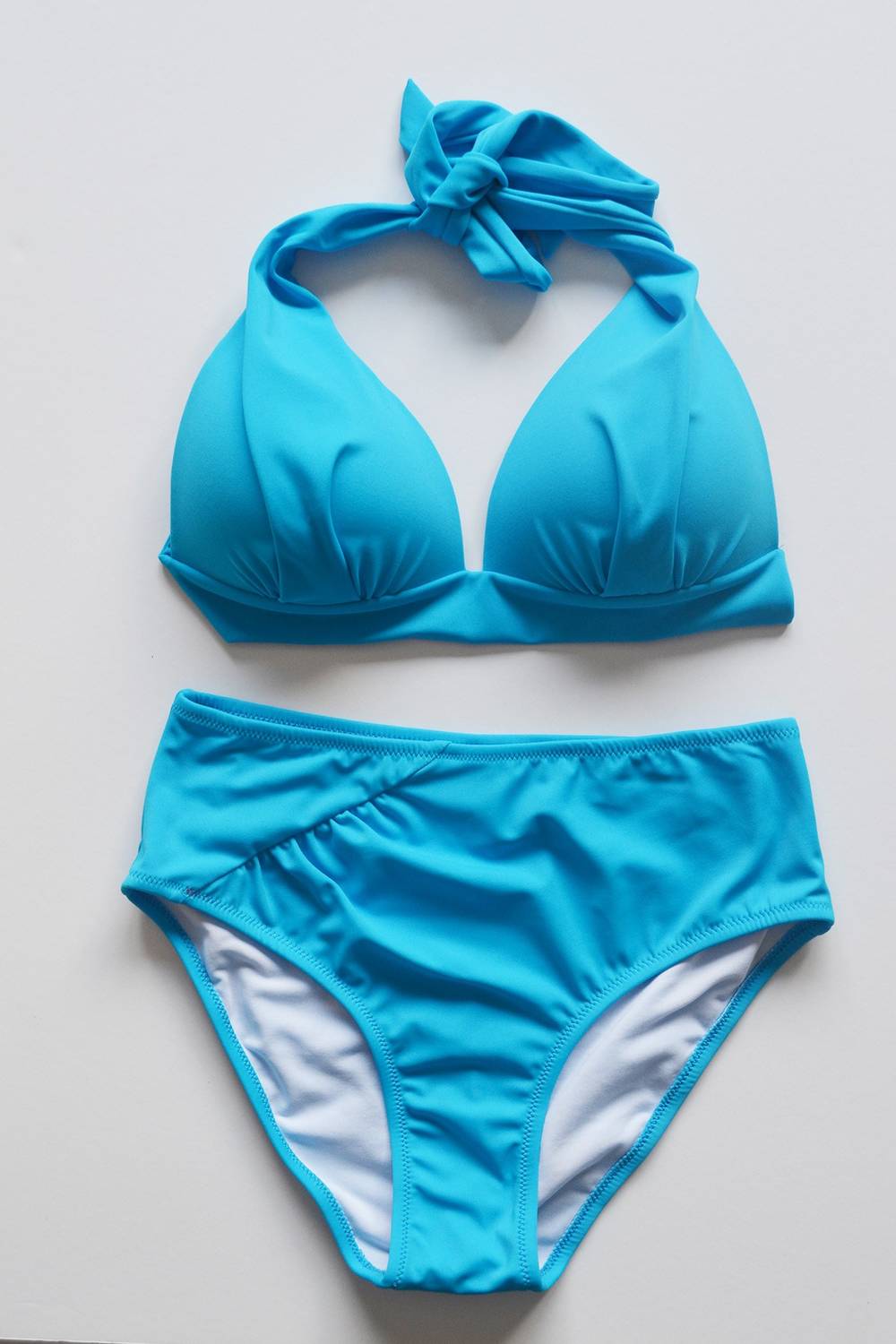 Beria Women's Half Padded Light Blue Bikini Set