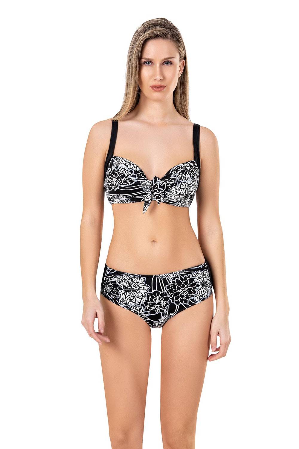 Endeep Women's Floral Patterned Bikini Set