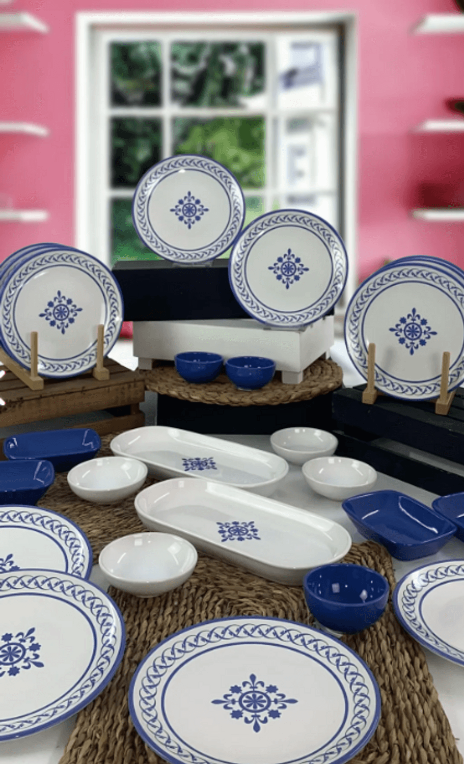 Etnica 25 Pieces Breakfast Set for 12 Persons