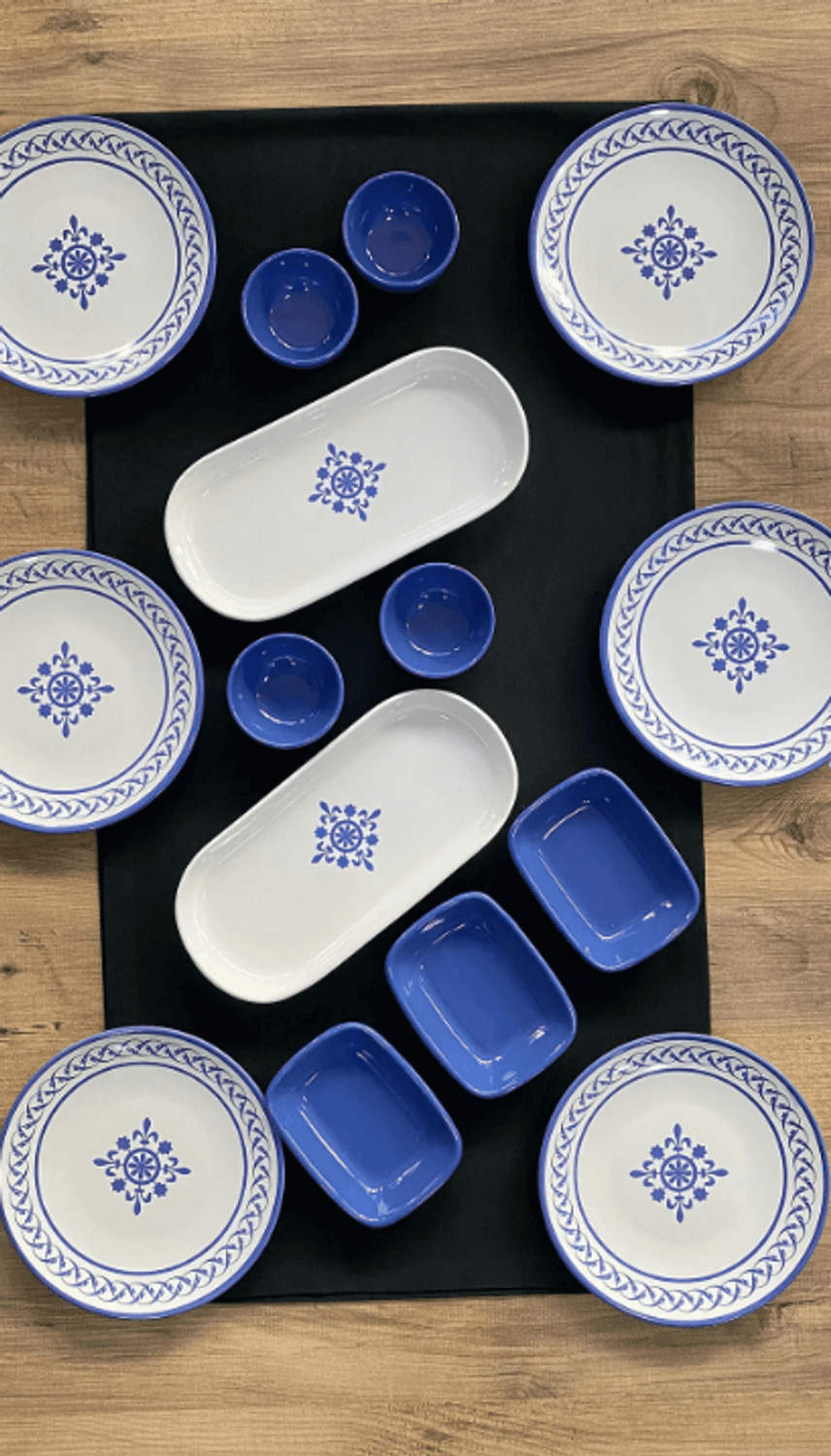 Alaçatı Breakfast Set for 6 Persons 15 Pieces