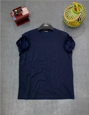 Мужская футболка Battal 231177 - темно-синяя
