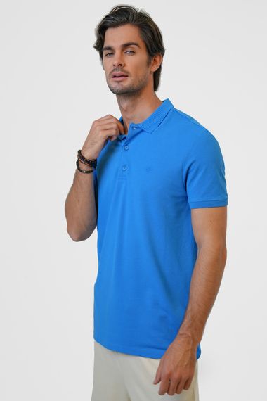 Футболка з воротником POLO для чоловіків, доступна в розмірах S, M, L, XL, XXL, XXXL - фото 2