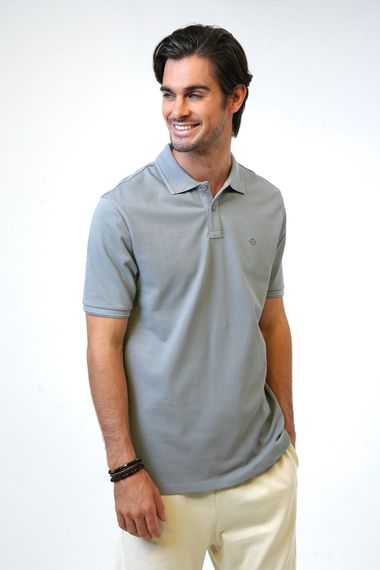 ÖRME POLO T-SHIRT - fotoğraf 1