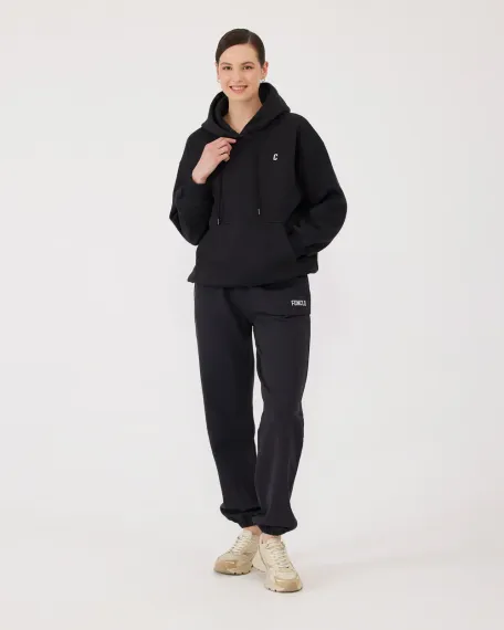 oversize kapüşonlu sweatshirt - photo 4