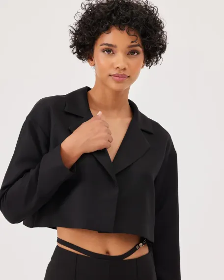 crop blazer - photo 3