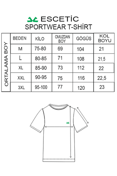 Black Leaf Embroidered Men's Slim Fit 95% Cotton Short Sleeve Crew Neck T-Shirt 571 - photo 5