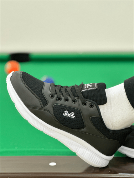 Escetic Siyah Beyaz Erkek Anorak Gövde Yazlık Sneaker Hafif Spor Ayakkabı AY0012 - fotoğraf 5