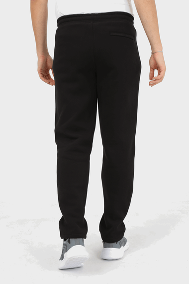 Escetic черные мужские повседневные зимние толстые спортивные спортивные штаны на флисовой подкладке с 3 нитками B1294 - фото 4
