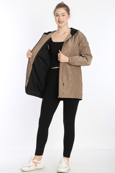 Женская спортивная ветровка с карманами и карманами на сетчатой подкладке Escetic, тонкая куртка 6723 - фото 2