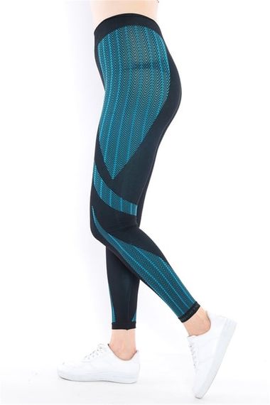 Escetic Siyah Kadın Ekstra Esnek Ve Yumuşak Nefes Alabilen Spor Kısa Tayt 0138 - fotoğraf 3