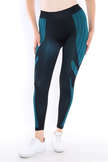 Escetic Siyah Kadın Ekstra Esnek Ve Yumuşak Nefes Alabilen Spor Kısa Tayt 0138 - fotoğraf 1