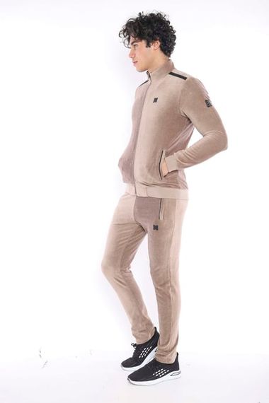 Мужской спортивный костюм Escetic Slimfit из вельвета с 4 карманами для всех сезонов, дышащий, стильный и удобный - фото 3