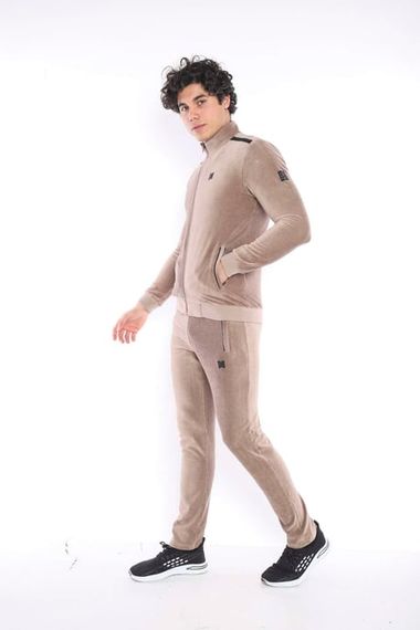 Мужской спортивный костюм Escetic Slimfit из вельвета с 4 карманами для всех сезонов, дышащий, стильный и удобный - фото 1