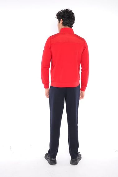 Эскетик Красный Мужской Спортивный Костюм Со 4 Карманами Легкий Дизайн Для Четырех Сезонов - фото 3