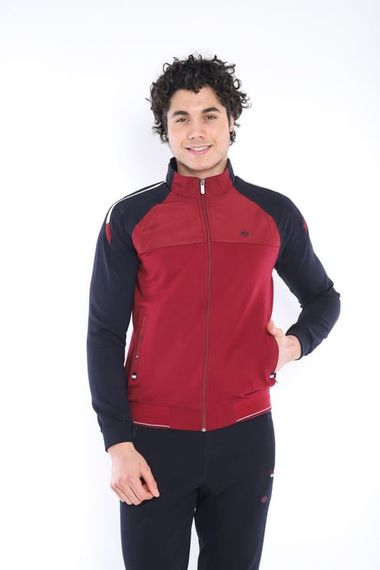 بدلة رياضية رجالية بأسلوب سليم فيت من إيسكتيك بقبعة مرتفعة وأربع جيوب قماش سوبر ذات نوعية عالية للاستخدام اليومي والرياضي - صورة 2