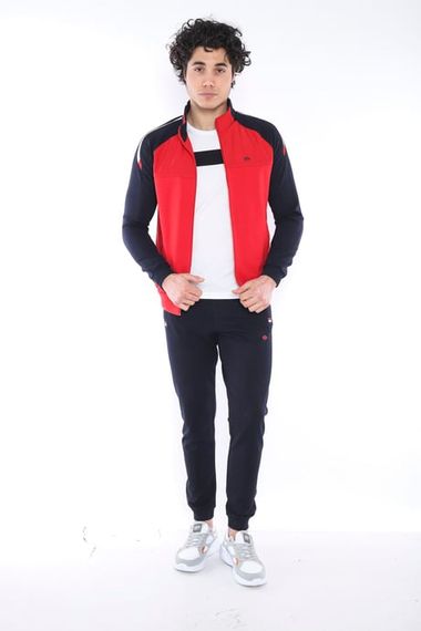 Эскетик Красный Мужской Спортивный Слимфит Костюм 4 Сезона из Двухниточного Ткани XXL - фото 2