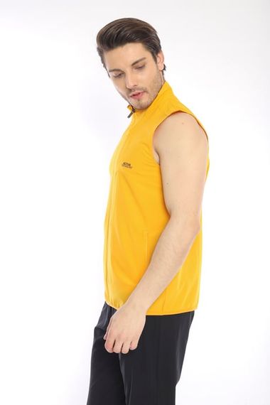 Чоловічий спортивний комплект із ліктевим коміром, легкого дихаючого лайкрового матеріалу, 4 кишені, слім-фіт, літній стиль - фото 4