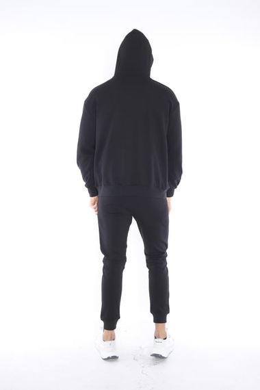 Эскетик мужской спортивный oversize комплект с капюшоном, 3-х ниточный, дышащий, хлопковый, печатный, идеален для повседневного и спортивного использования - фото 5