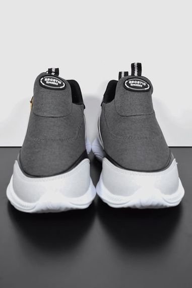 Escetic Men's Smoked-White Sneaker Soft Sole Laceless Sports Shoes AY0003 - photo 2