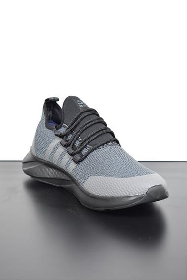 حذاء رياضي رجالي من Escetic Smoked-Black خفيف الوزن ونعل ناعم ورباط AY0006 - صورة 3