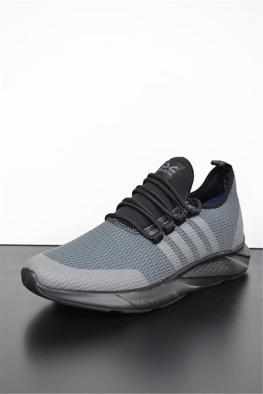 حذاء رياضي رجالي من Escetic Smoked-Black خفيف الوزن ونعل ناعم ورباط AY0006 - صورة 4