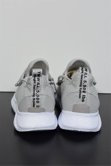 حذاء رياضي رجالي باللون الرمادي من Escetic خفيف الوزن ونعل ناعم ورباط AY0006 - صورة 4