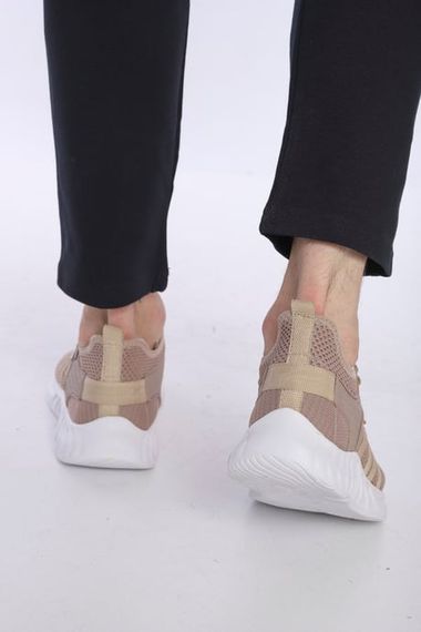 Escetic Milk Brown Men's Sneaker Light Knitwear Body Sports Shoes AY0007 - photo 5