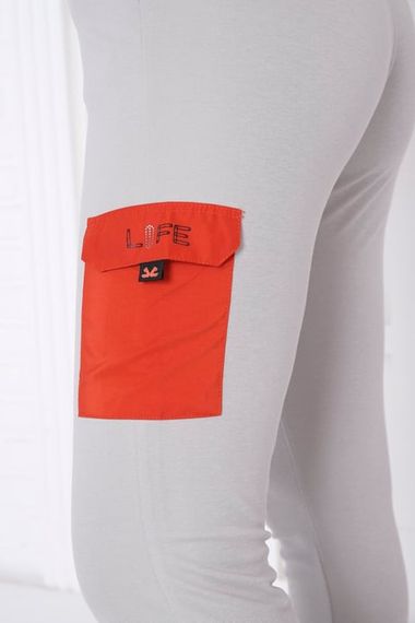 Escetic Gray Women's Narrow Elastic Leg Breathable USA Pique Sports Slimfit Sweatpants B1201 - photo 5