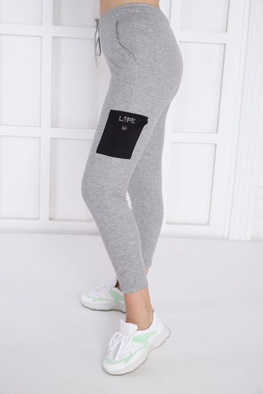 Escetic G2 Melange Women's Narrow Elastic Leg Breathable USA Pique Sports Slimfit Sweatpants B1201 - photo 1