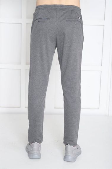 Escetic G3 Melanj Erkek Pantolon görünümlü 4 Cepli Fermuarlı Slimfit Spor Eşofman Altı B1216 - صورة 4