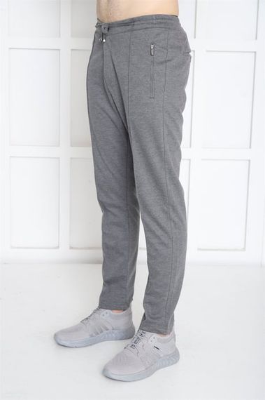 Escetic G3 Melanj Erkek Pantolon görünümlü 4 Cepli Fermuarlı Slimfit Spor Eşofman Altı B1216 - صورة 2