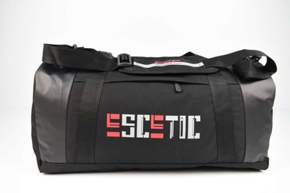 Escetic Black Unisex Waterproof Sports Fitness Travel Bag with Shoulder Strap C5005 - photo 2