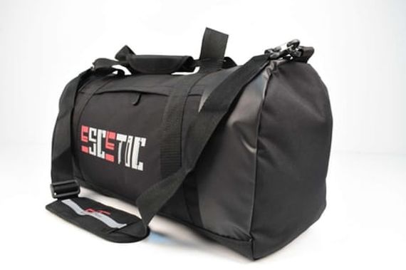 Escetic Black Unisex Waterproof Sports Fitness Travel Bag with Shoulder Strap C5005 - photo 5