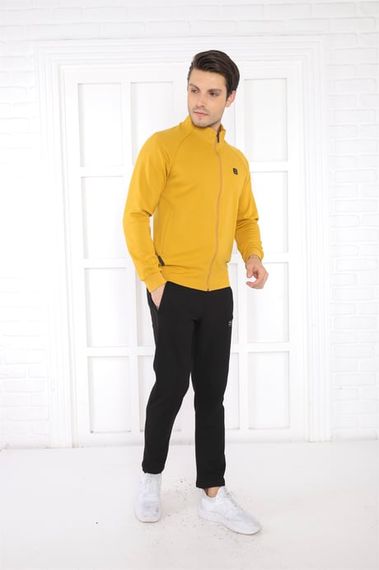 Мужской спортивный костюм Escetic с юбкой,4 сезона, дышащий, хлопковый, slim-fit, с карманами, бэбэ M,100% местное производство - фото 2