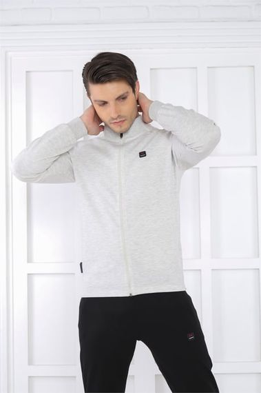 Эскетик Мужской Спортивный Костюм с Высоким Воротником и Карманами 4 Сезона, Удобный и Стильный, Слим-фит, 100% Хлопок - фото 2