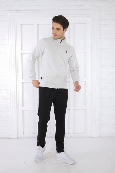 Эскетик Мужской Спортивный Костюм с Высоким Воротником и Карманами 4 Сезона, Удобный и Стильный, Слим-фит, 100% Хлопок - фото 5