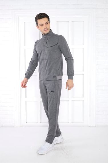 Спортивный костюм Escetic G3 Мужской с высоким воротником, 4 сезона, дышащий, хлопковый, slimfit, 4 кармана, 100% местное производство - фото 3