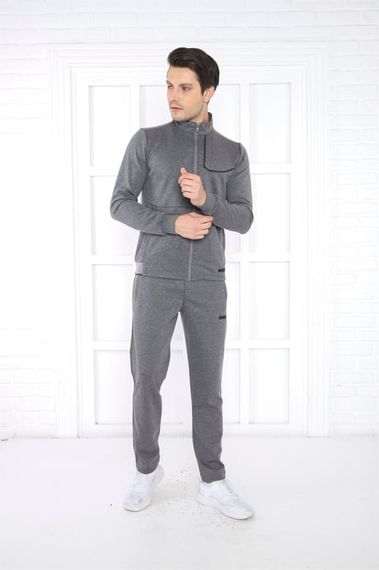 Спортивный костюм Escetic G3 Мужской с высоким воротником, 4 сезона, дышащий, хлопковый, slimfit, 4 кармана, 100% местное производство - фото 5