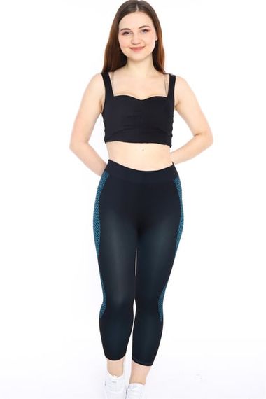 Escetic Black Women's Extra Flexible and Soft Breathable Sports Short Tights 0122 - photo 1