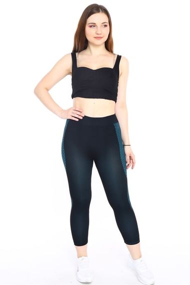 Escetic Black Women's Extra Flexible and Soft Breathable Sports Short Tights 0122 - photo 2