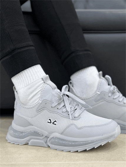 Чоловічі кросівки Escetic з дихаючою анорочкою та м'якою гелевою підошвою для спорту, розміри 40-44, не викликають запаху та зручні для ходьби - фото 5