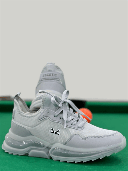 Чоловічі кросівки Escetic з дихаючою анорочкою та м'якою гелевою підошвою для спорту, розміри 40-44, не викликають запаху та зручні для ходьби - фото 2