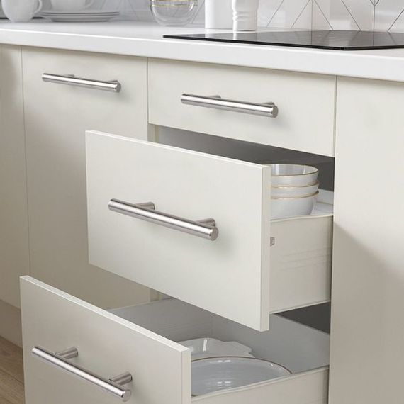Marelli 192 mm stainless inox handle furniture, cabinet handle, handle model - photo 2