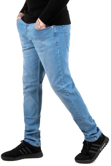 DeepSEA Enzyme Washing Grinding Slim Cut Lycra Men's Jeans 2202029 - photo 2