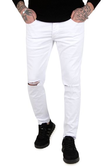 DeepSEA Ripped Knees Lycra Slim Fit Men's Jeans 1902114 - photo 1