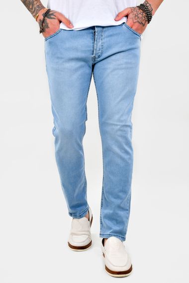 DeepSEA Men's Washed Slim Cut Pipe Leg Jeans 2102167 - photo 2