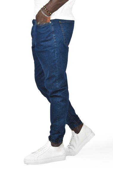 DeepSEA Paçası Lastikli Skinny Fit Likralı Jogger Jean Kot Pantolon 2406257 - photo 2