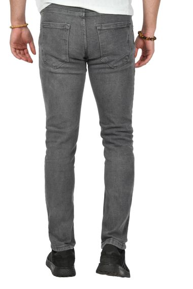 Світшот DeepSEA Slim Fit Лікрові джинси з прямим кроєм Antrasit 2406531 для дорослих із двома боковими та задніми кишенями - фото 4